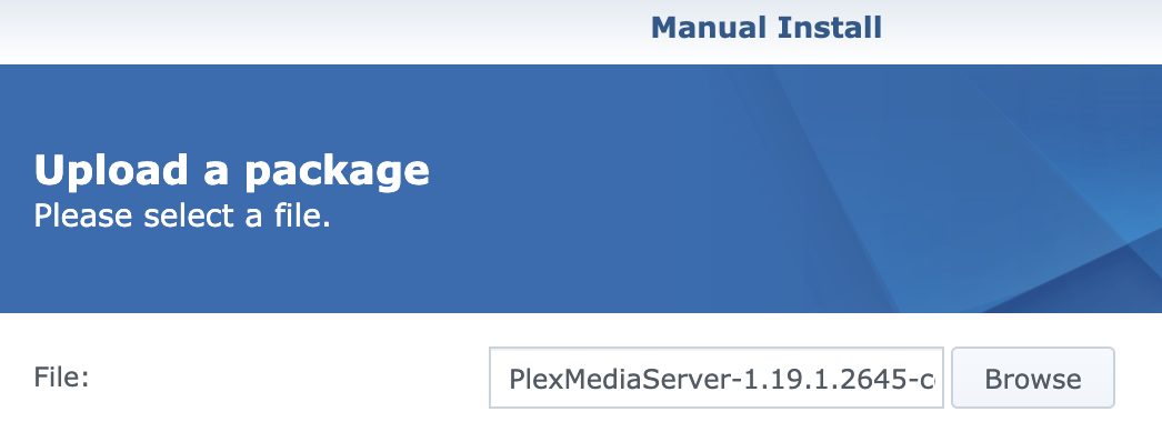 synology restart plex media server